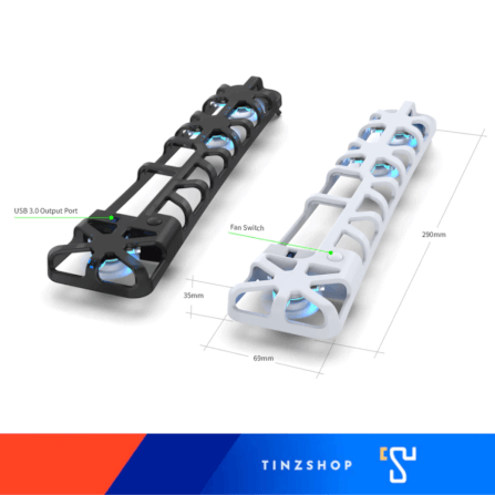 พัดลมระบายความร้อน DOBE TP5-3538 สำหรับ PLAYSTATION 5 SLIM สีขาว_3